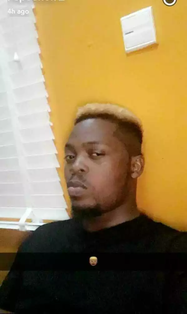 Olamide Shows Off His Blonde Hairstyle While His Son, Batifeori Shows Off His Own Stylish Hairstyle Too (Photos)